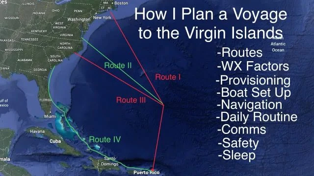 S6E12 How I Plan and Execute a Sailing Voyage From the US East Coast to the Virgin Islands