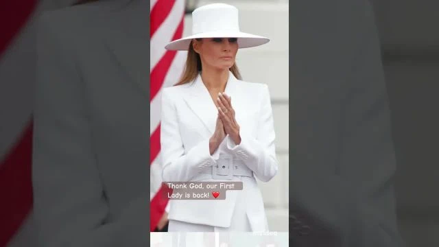 Thank God, our First Lady is back! #shorts #melania #trump #melaniatrump #donaldtrump #firstlady